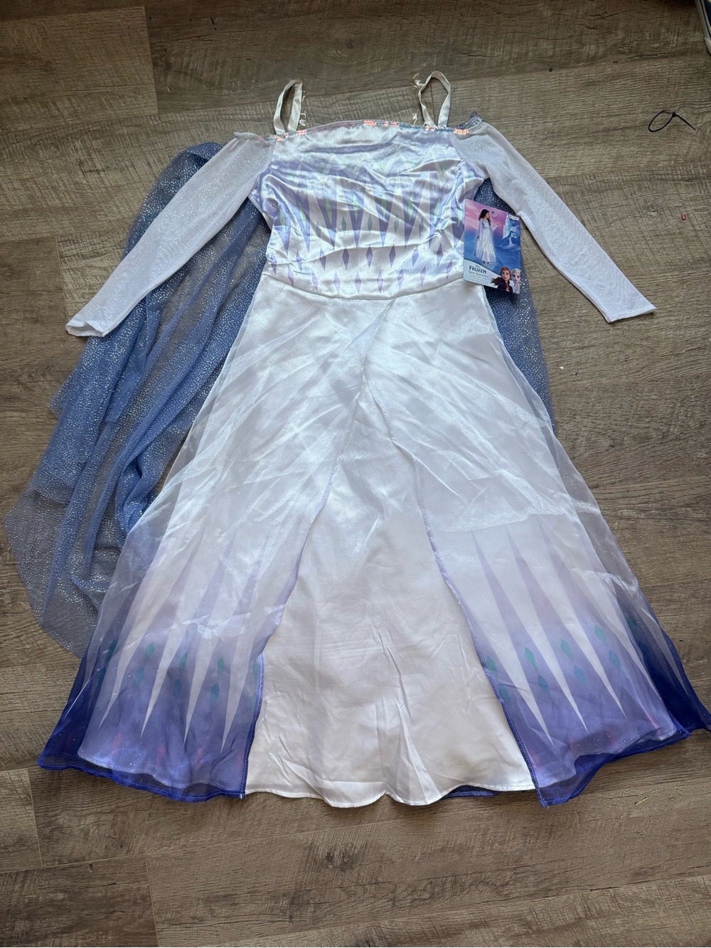 Disneys Frozen Elsa Girls Dress Costume